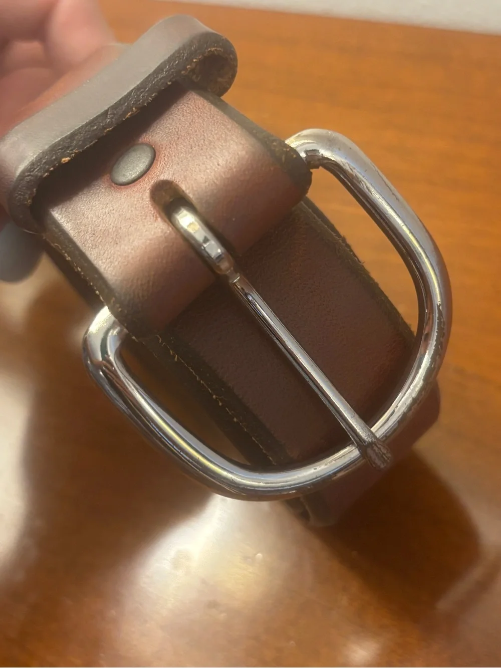 Tony Lama Brown Leather Western Belt